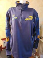 ●PARRAMATTA EELS PLAYERS?●NRL TRAINING/TRACK TOP~1/4 ZIP~SIZE LARGE~PATCHES