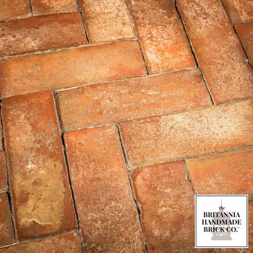 Floor brick red x 3 - red, 3"