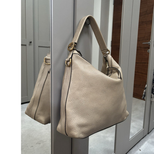 Gucci beige pebbled leather - gucci,