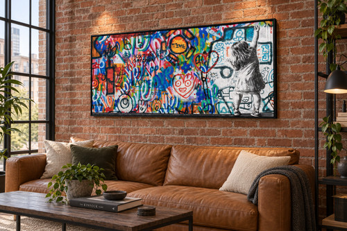 Modern artwork banksy - modern,