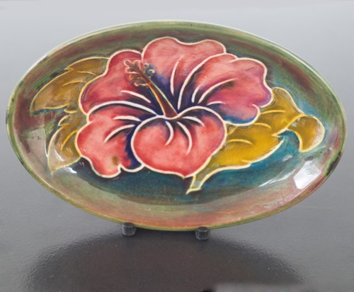 Moorcroft small oval hibiscus - small,