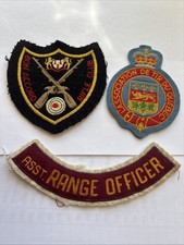 Three Canadian Shooting Badges. 
