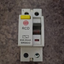 Wylex RCD 63 Amp 30mA Double Pole 63A WRS63/2