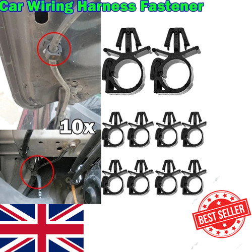 10pcs car wiring harness clips - car,