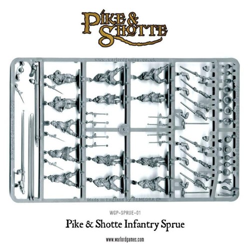 Pike shotte infantry sprue - pike,