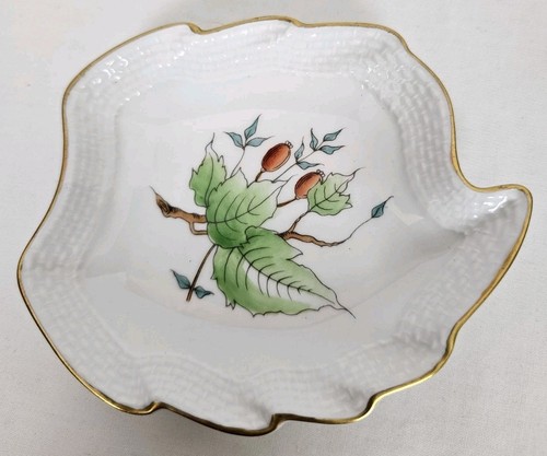 Herend hungary rosehip leaf - rosehip,