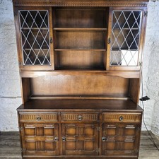 Vintage Priory Oak Display