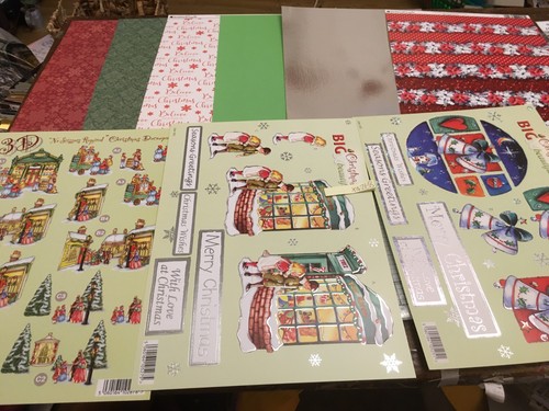Christmas decoupage - 3d,