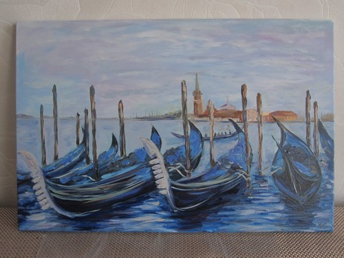 Venice original oil painting