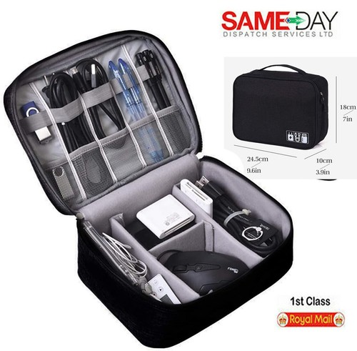 Travel cable organizer bag - travel,