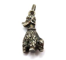 Elegant Dog Pendant 835 Silver