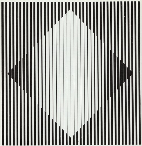 Opening bridget riley print - opening, in