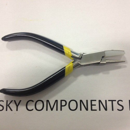 Round nose flat nylon - nylon, jaws