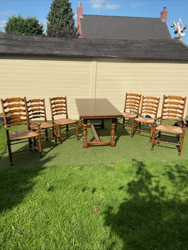 Antique refectory table - antique,
