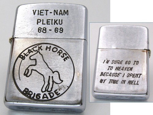 Vietnam horse zippo oil - 68-69,