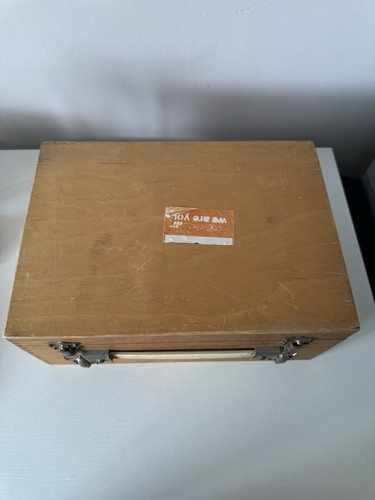 Vintage wooden 35mm slide - wooden,