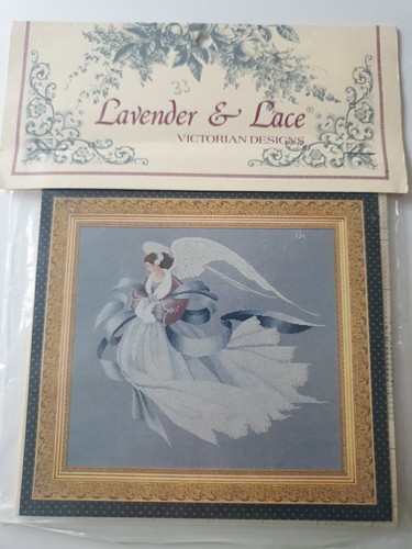 Lavender and lace cross - lavender,