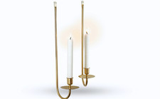 Metallic Gold Wall Candle