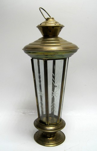 Vtg turkish brass paneled - vtg,