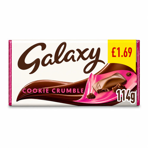 Galaxy cookie crumble milk - crumble, &