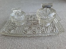 Vintage Clear Glass Dressing