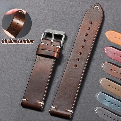 Leather watch strap 18mm - watch, 20mm