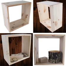 Cube Floating Wooden Book