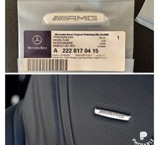 2 x Mercedes AMG Logo Emblems