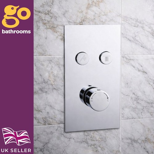 Chrome thermostatic shower - chrome,