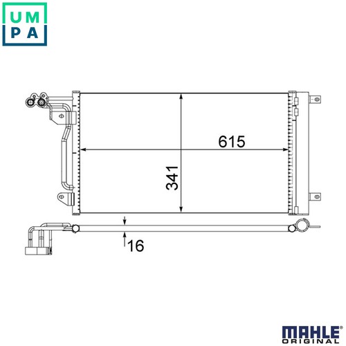 Condenser air conditioning - air,
