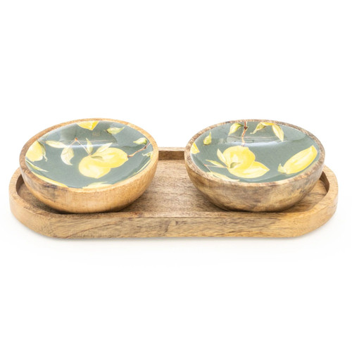 Set small mango wood - of, 2
