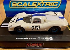 MINT Scalextric C2918 Ferrari 412P P4 NART No. 25 Le Mans Car RARE