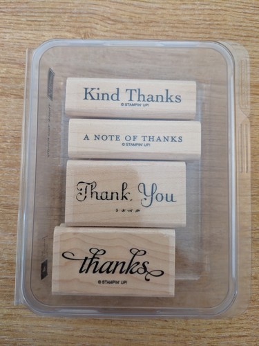 Stampin wood mount rubber - wood,