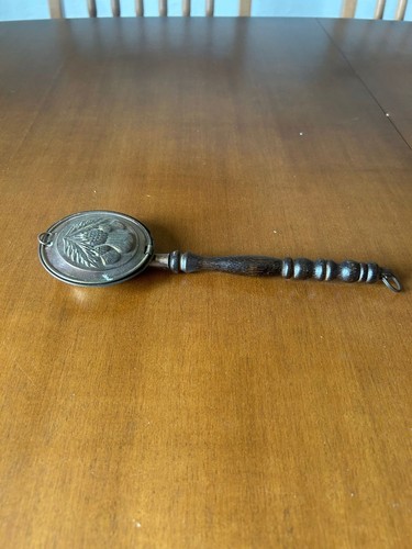 Vintage miniature brass bed - vintage,