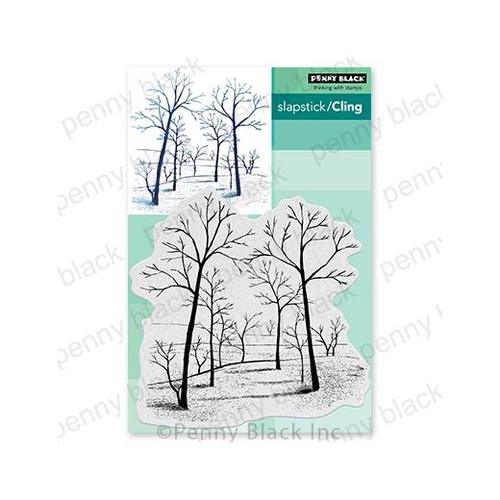 Penny black cling rubber - cling,