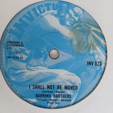 Barrino Brothers   -   I Shall Not Be Moved   -   UK   Invictus  -  1971  -  Ex