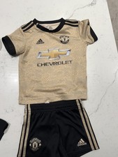 Official adidas Manchester United Away Baby Kit 9 - 12 months (Shirt & Shorts )
