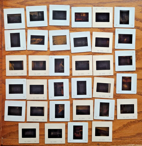 Vintage lot slides - of, 34