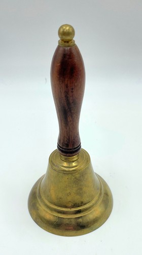 Vintage polished brass wood - brass,