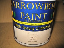 Narrow boat paint OLD TIN High