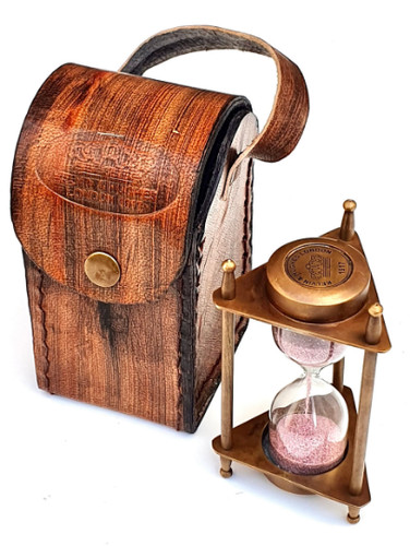 Brass sand timer - brass, kelvin