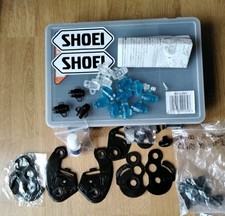 Shoei & Arai Assortment of Parts For Motorcycle Helmets. Base Plates Screws Ect 