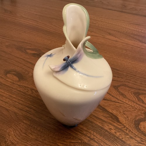 Franz porcelain dragonfly bud - dragonfly,
