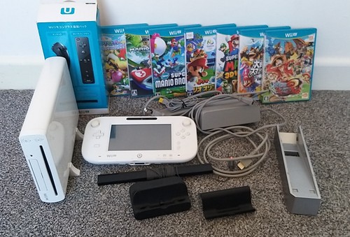 Nintendo wii white - u, console
