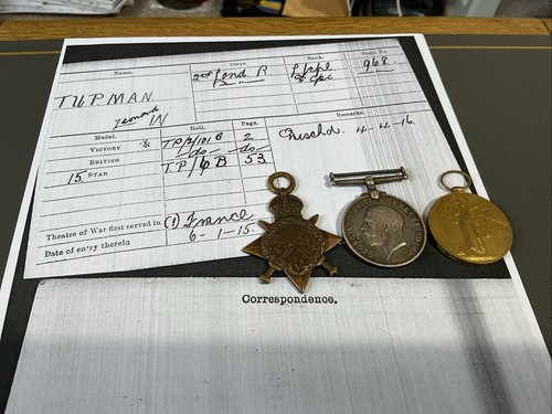 Ww1 1915 trio 968 - 1915, l/cpl