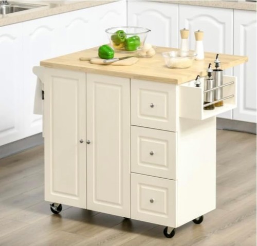 Kitchen island trolley with - kitchen,