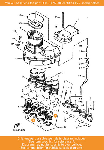 Yamaha joint carburetor 3 - yamaha, joint,