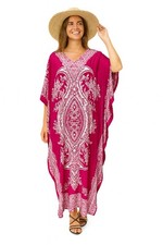 Free size  Kaftan Summer Dress Beach cover up fits up to size 16,18,20,22,24,26