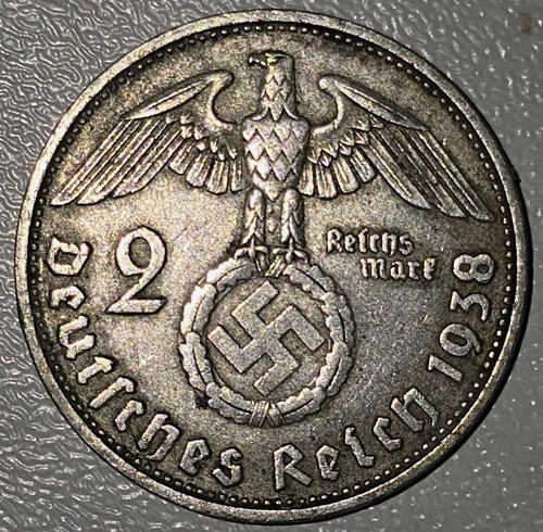 1938 mark german silver - german,