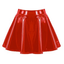 Women PVC Leather Wet Look
